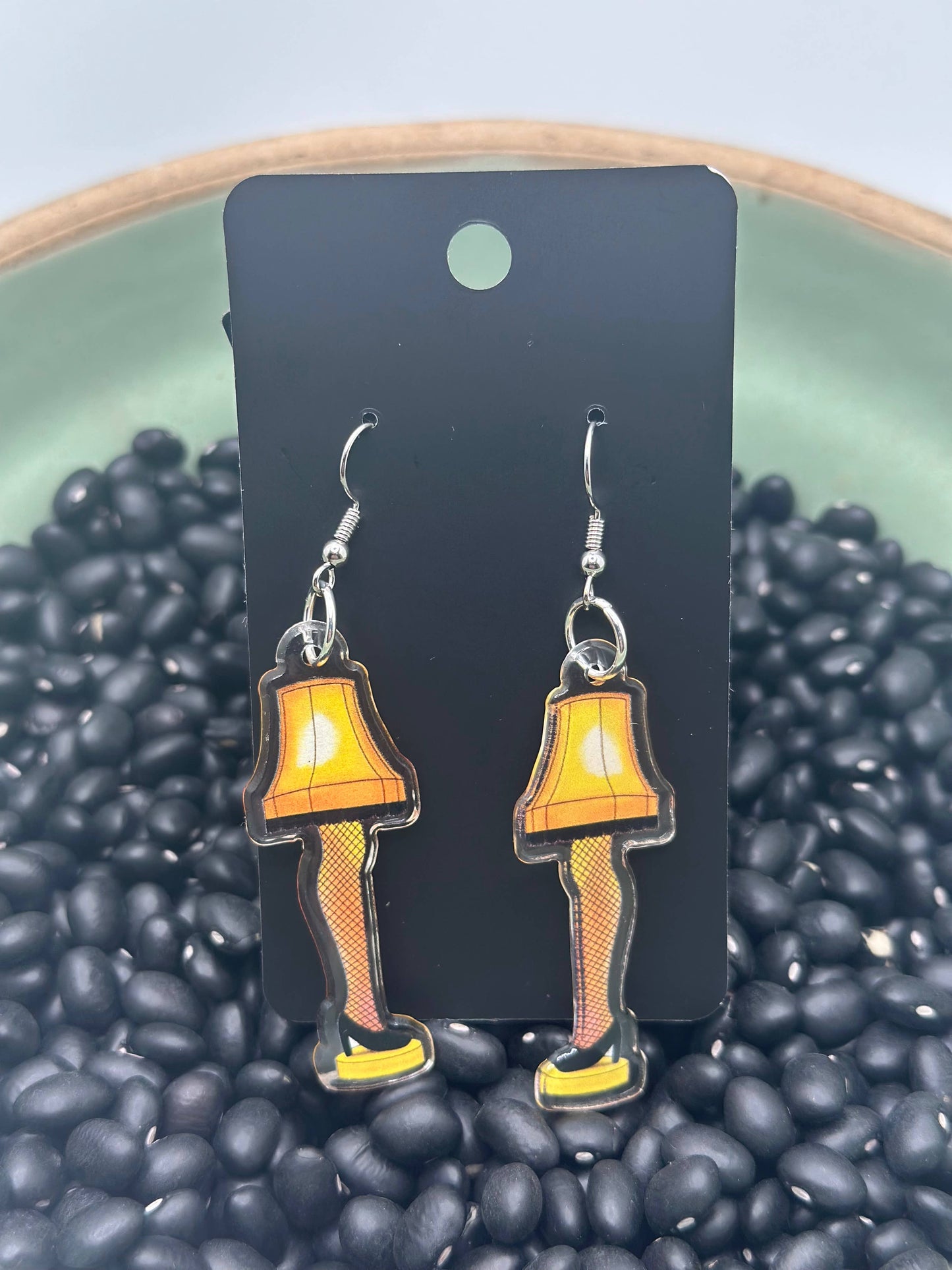 Crooked Halo - Christmas Story Leg Lamp Earrings