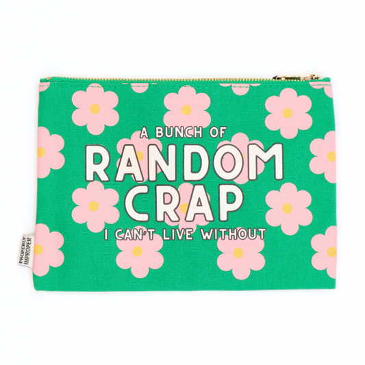 Properly Improper - A Bunch Of Random Crap I Can’t Live Without - Canvas Pouch