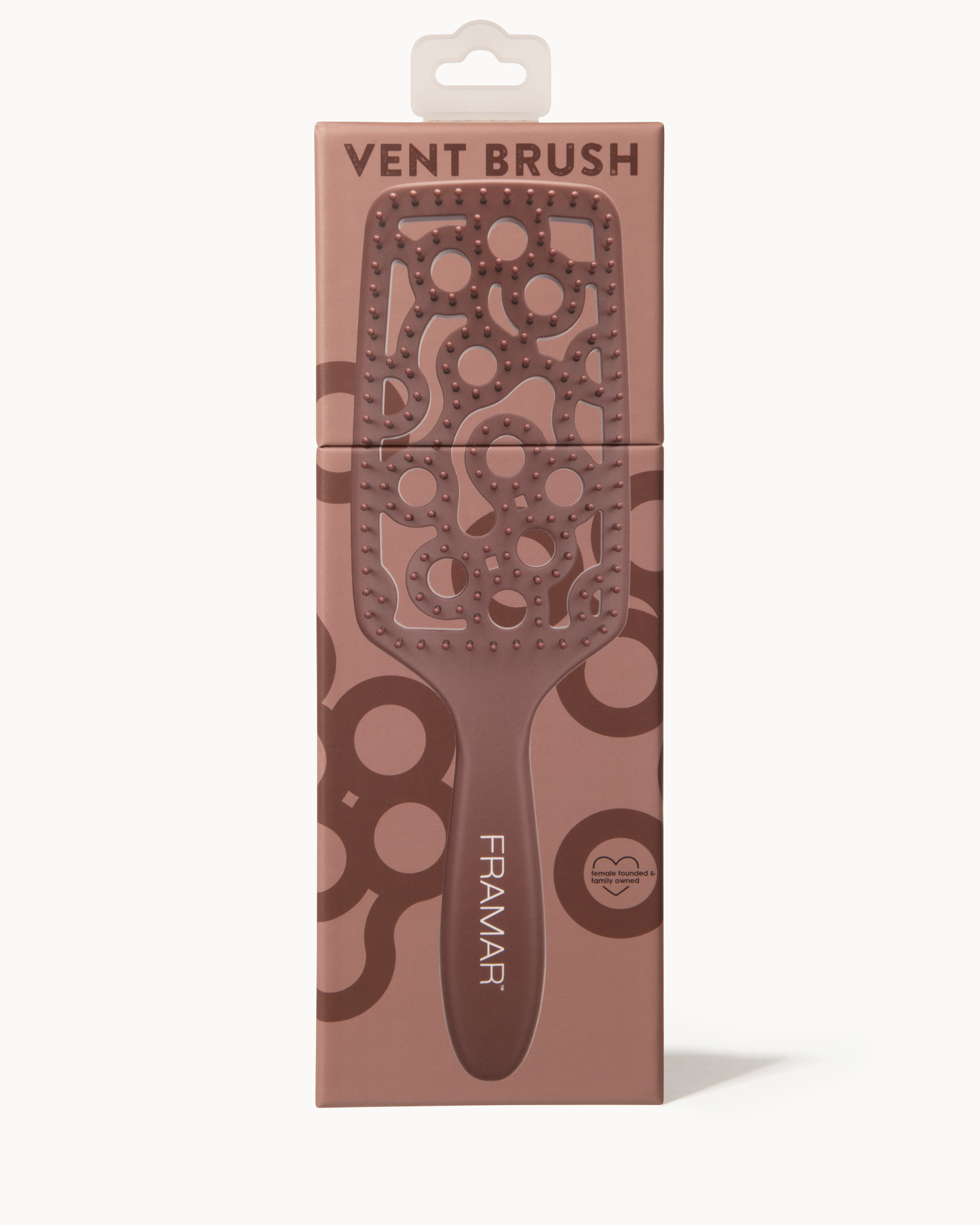 Framar Hair Brushes & Hair Accessories - FRAMAR Vented Hair Brush For Blow Drying, Vent Brush - Brown