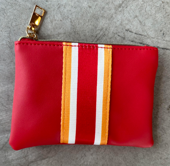 Hart & Lux - Clear Stadium Bag KC Chief Colors