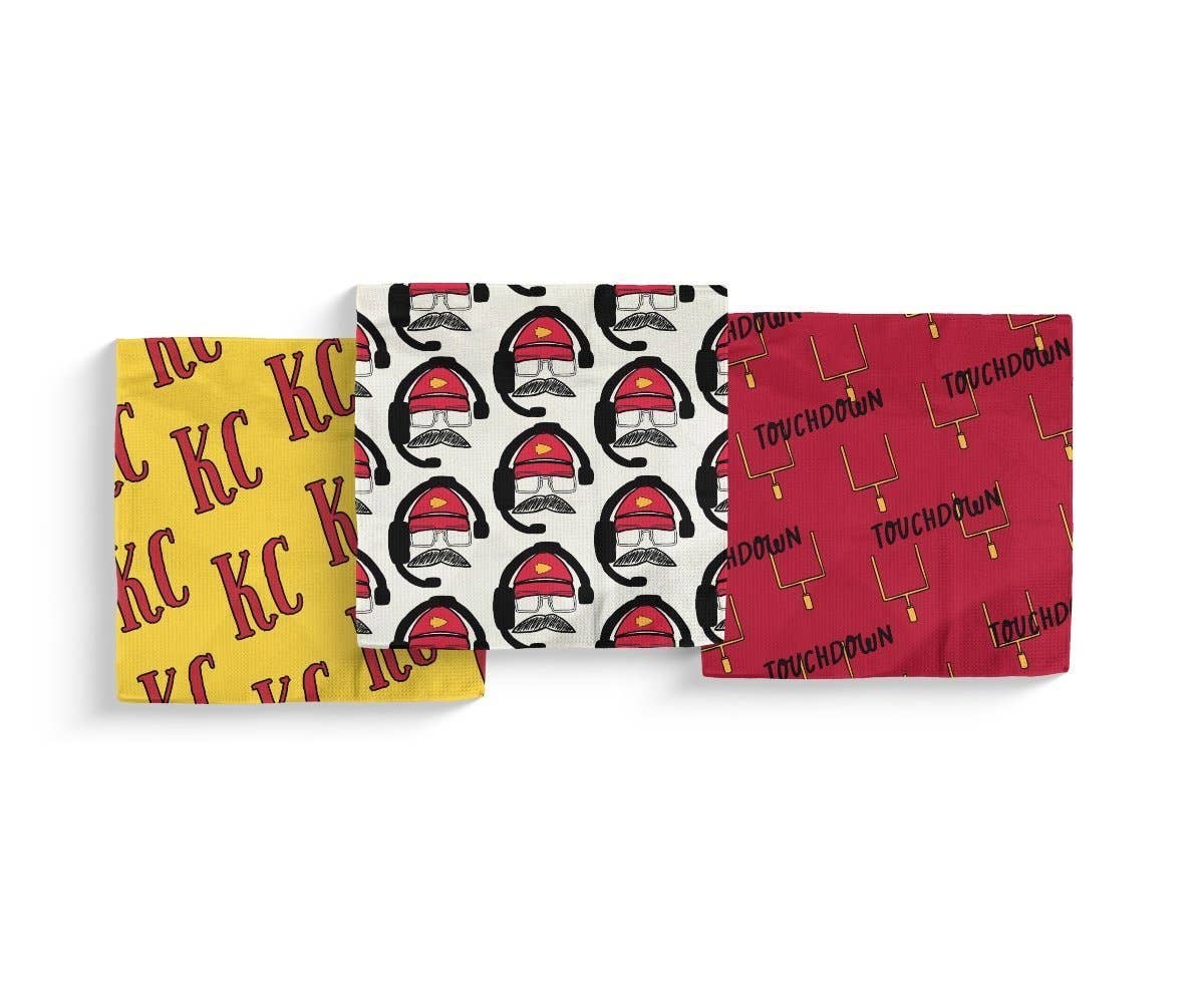 Absorb-Lumen - KC Big Red Dish Cloth Set Double Sided Towel