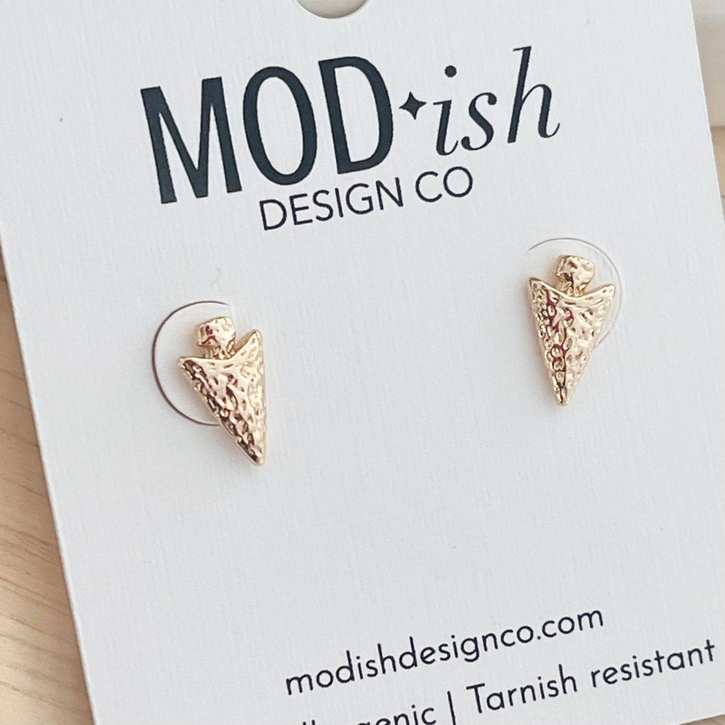 MODish Design Co - Arrowhead Earring Studs