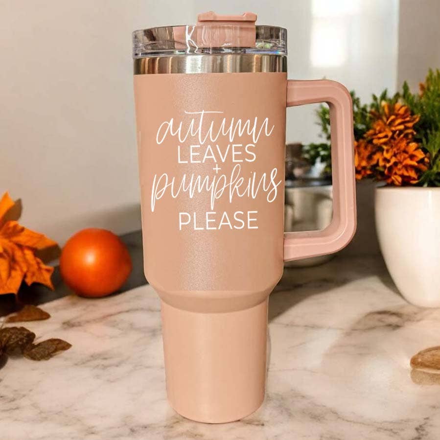 Gia Roma - Halloween Tumblers 40 oz, Hocus Pocus Coffee Mugs for Fall