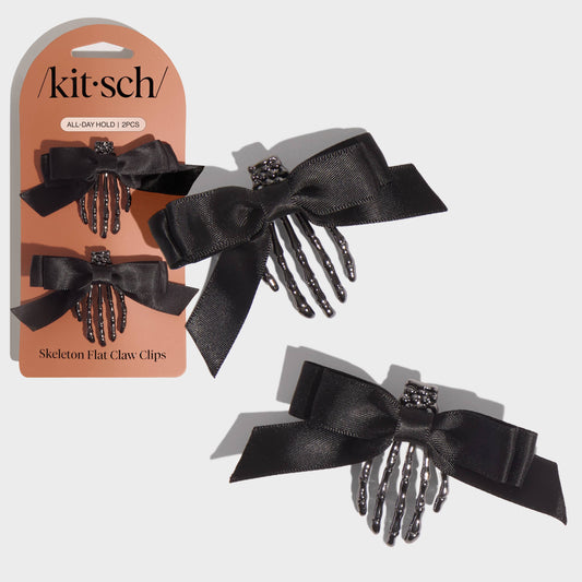 KITSCH - Skeleton Flat Claw Clips 2pc Set