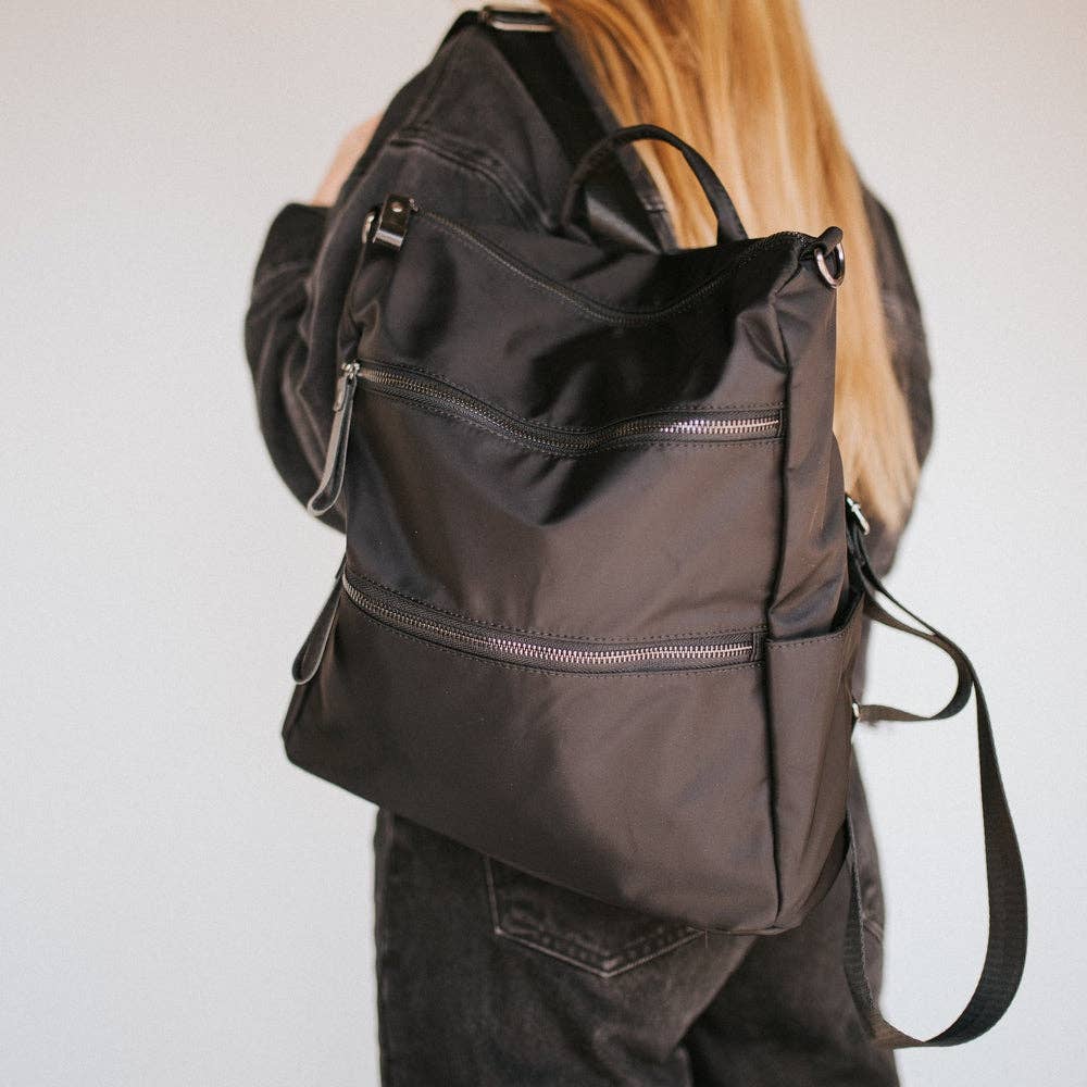 Pretty Simple - Nori Nylon Backpack Wholesale