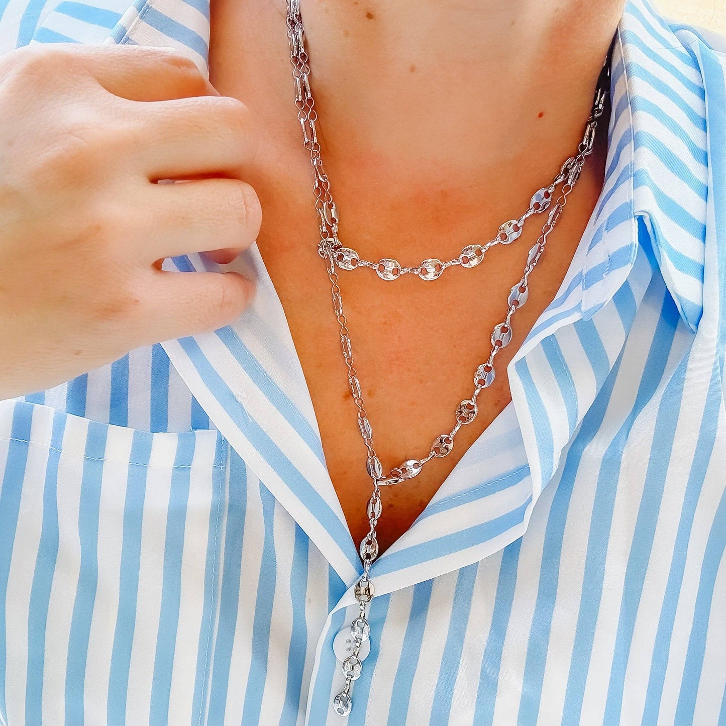 Treasure Jewels Inc. - Today is the Day Silver Necklace