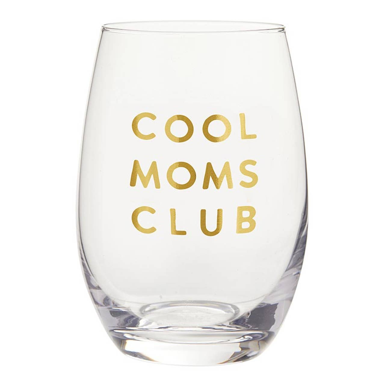 Stemless Wine Glass - Cool Moms Club