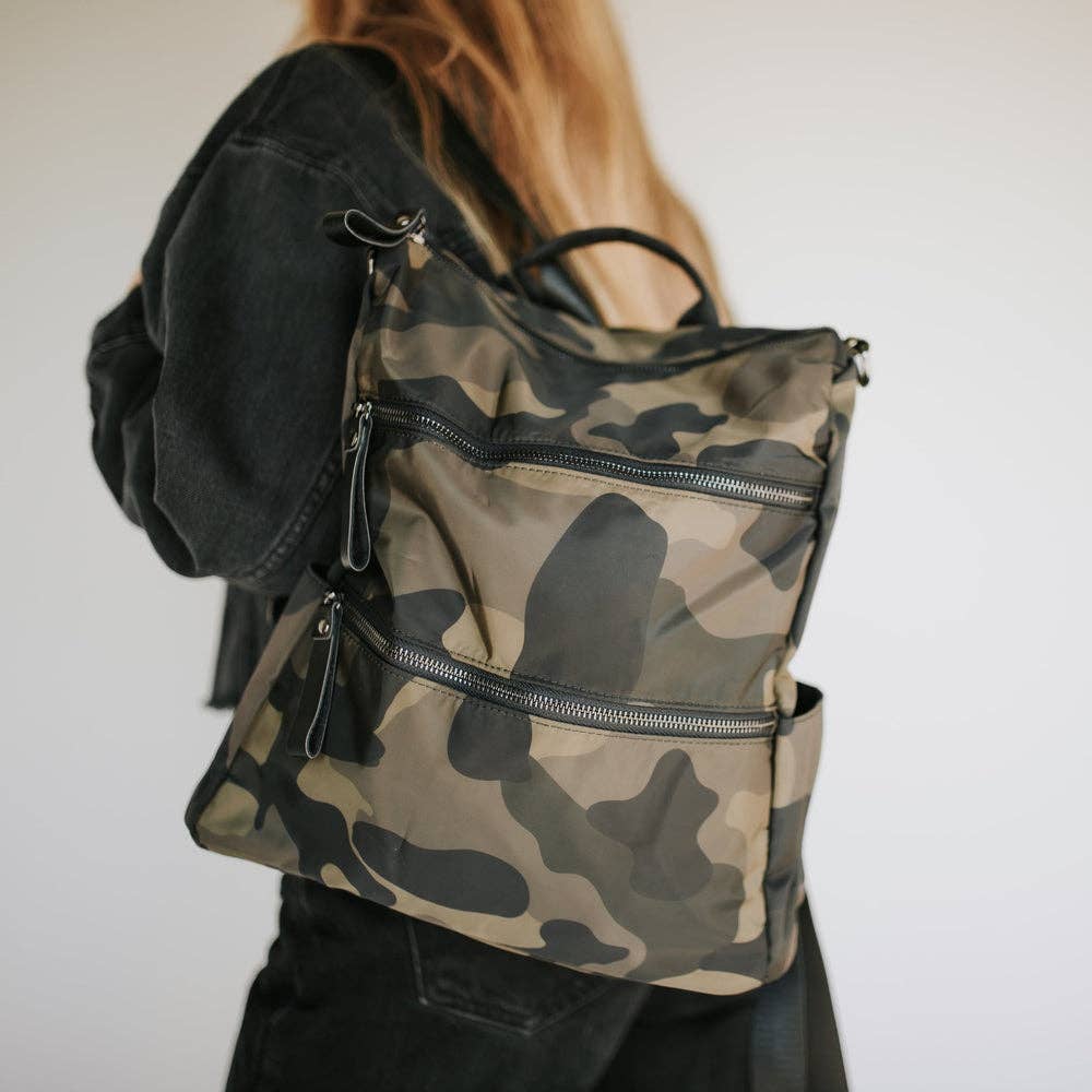 Pretty Simple - Nori Nylon Backpack Wholesale